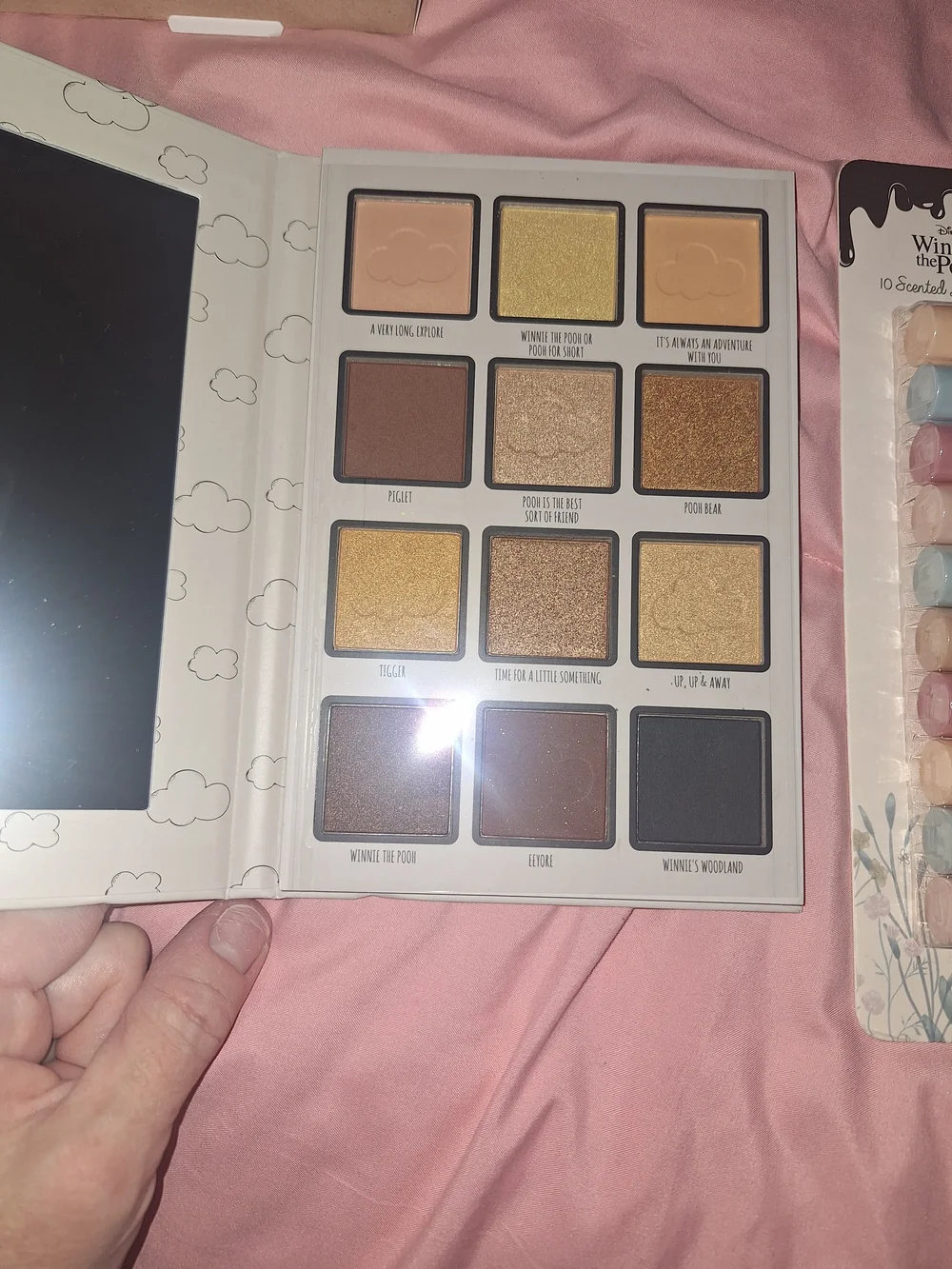 Disney Winnie the Pooh Eyeshadow Palette With Matching Lip Balm Set